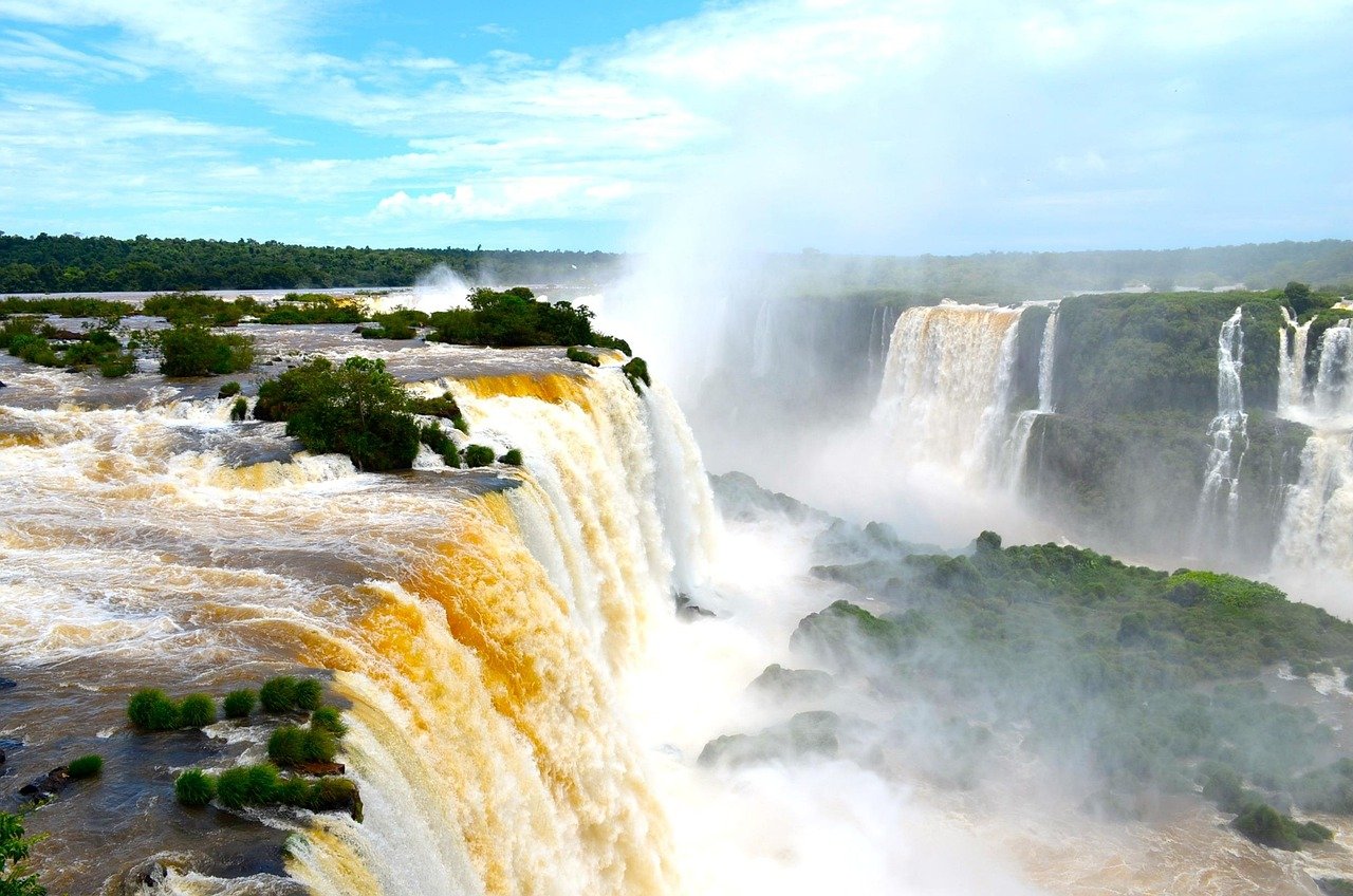 Iguazu Falls Brazil waterfall view