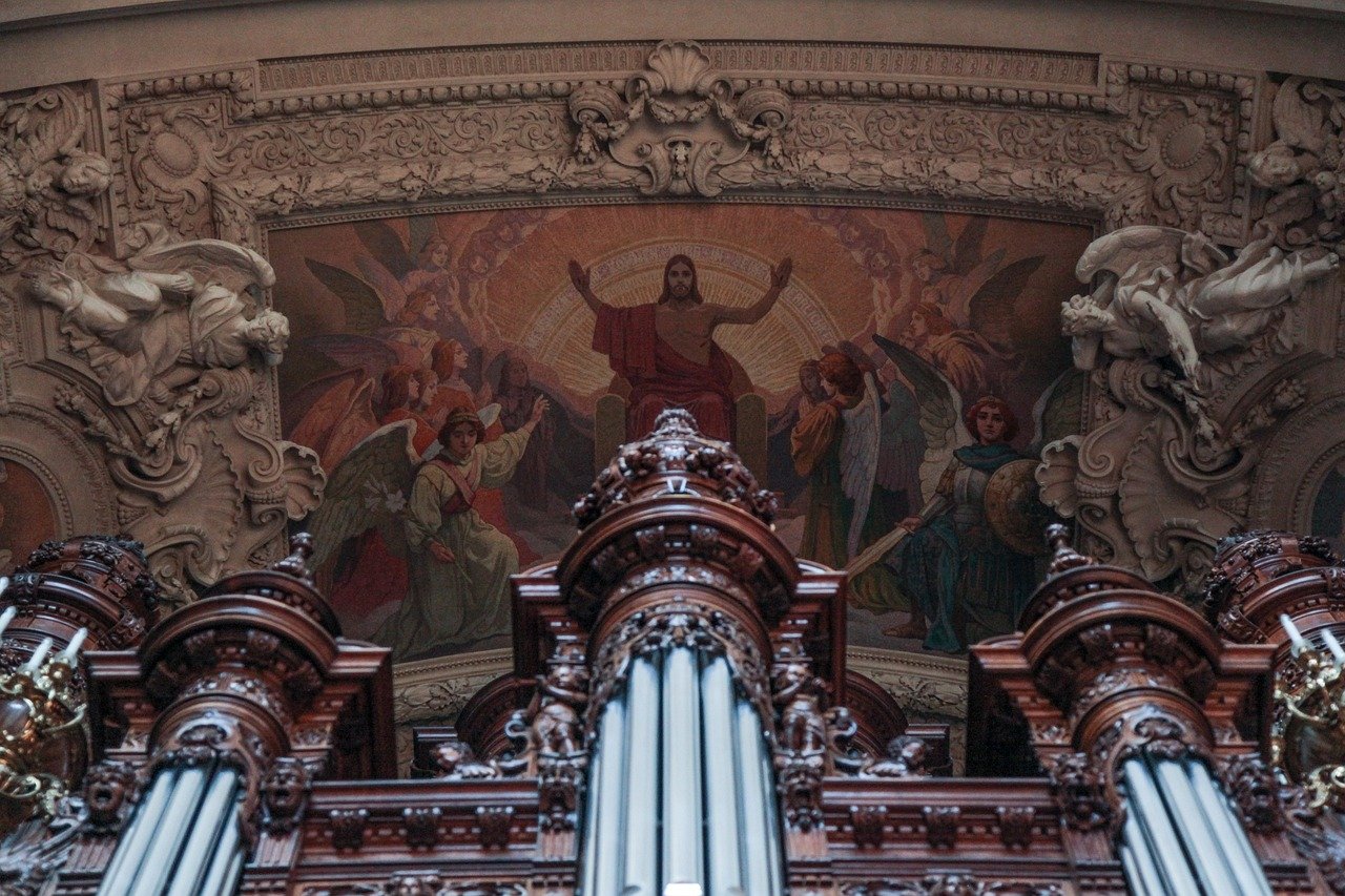 Berlin Dom church organ interior cathedral pipes