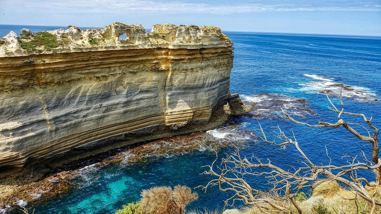 Twelve Apostles limestone sea stacks Victoria Australia ocean