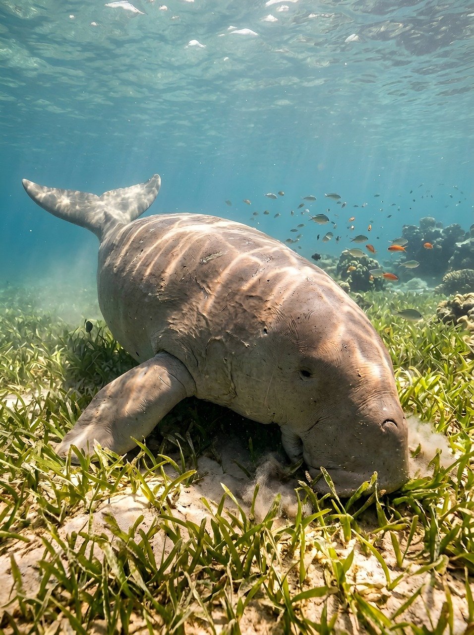Dugong seagrass Western Australia marine wildlife