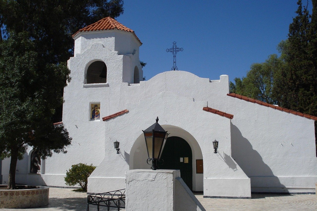 colonial adobe church Salta Argentina northwest landscape