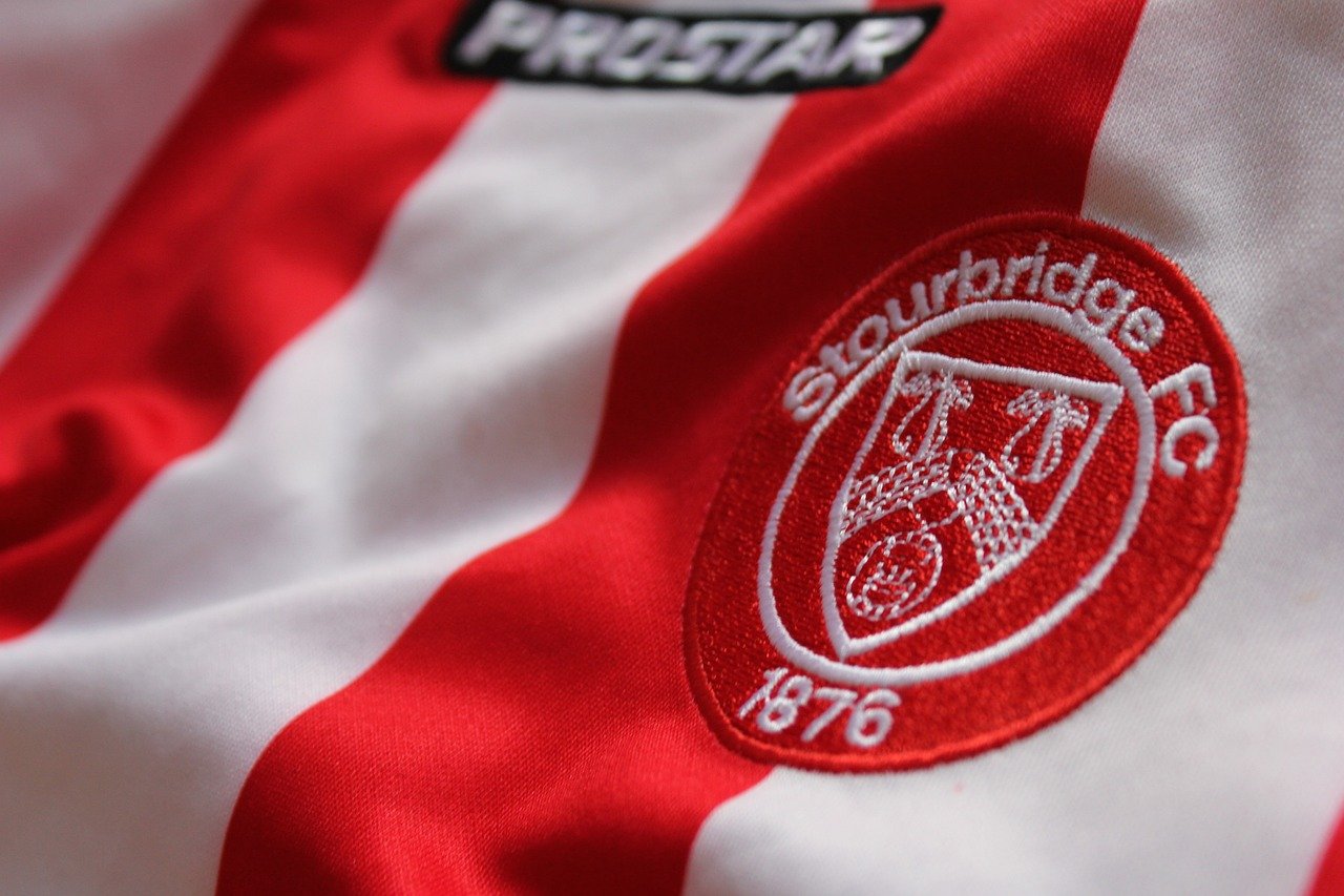 Football jersey on display at River Plate museum Buenos Aires