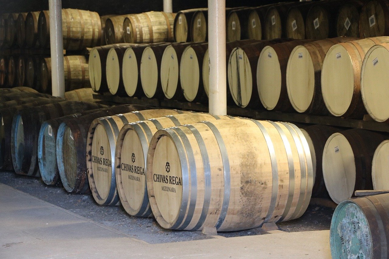 sparkling wine cellar winery cave barrels