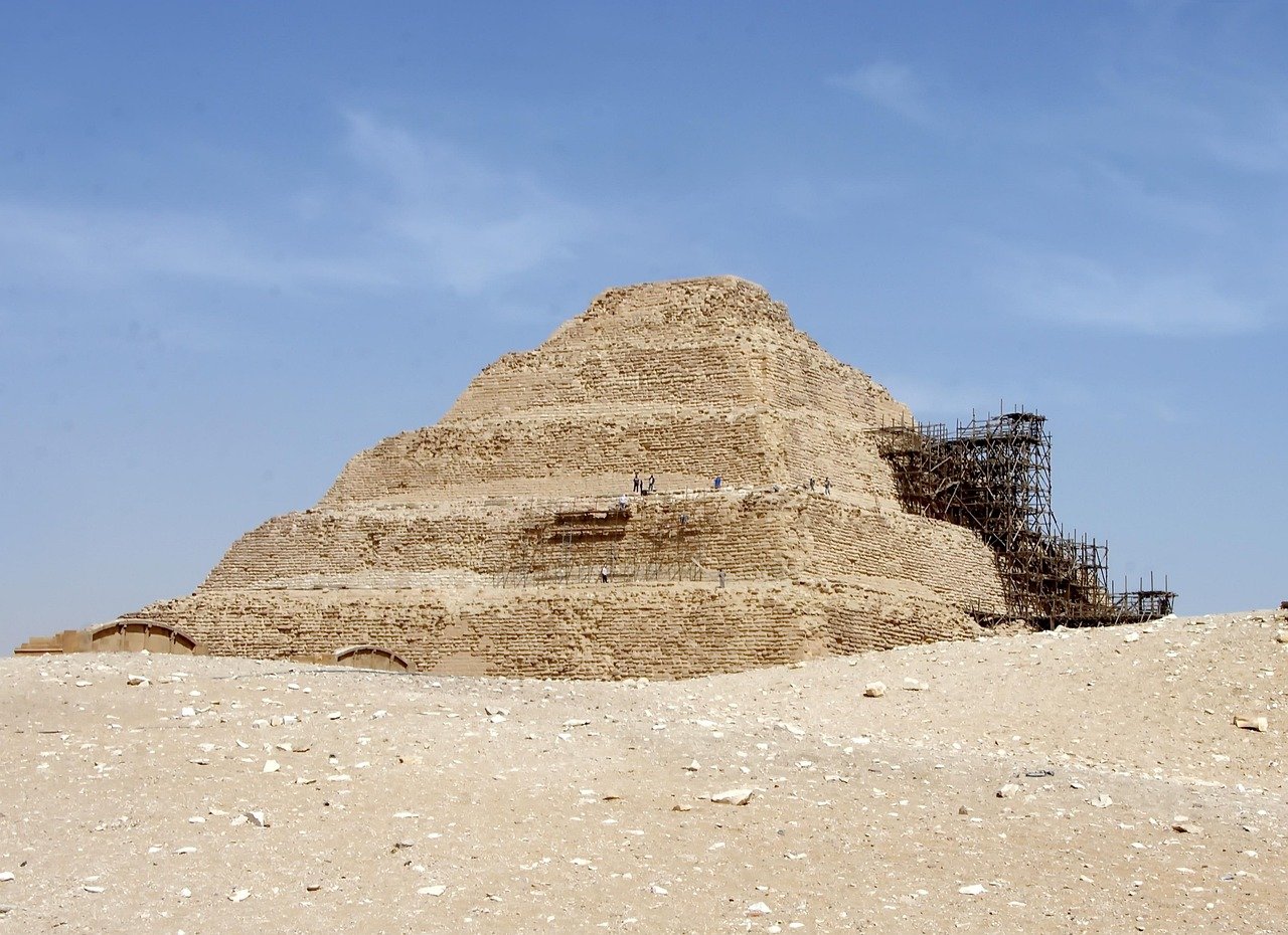 Step Pyramid of Djoser at Saqqara necropolis Egypt