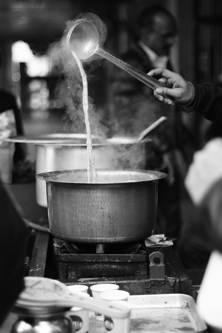 Phahurat Bangkok street lane market vendors shopping