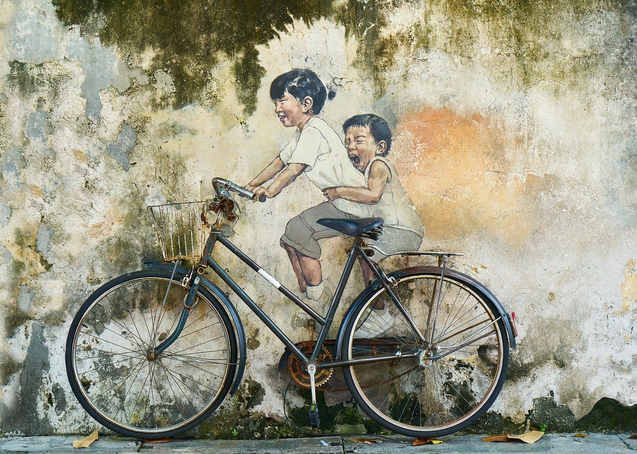 Street art murals on the walls of La Boca neighborhood