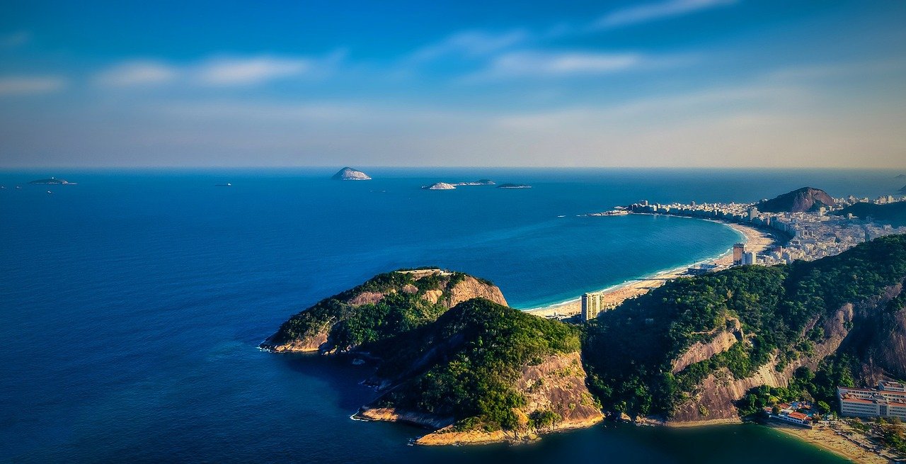 Copacabana Beach Rio de Janeiro Brazil promenade