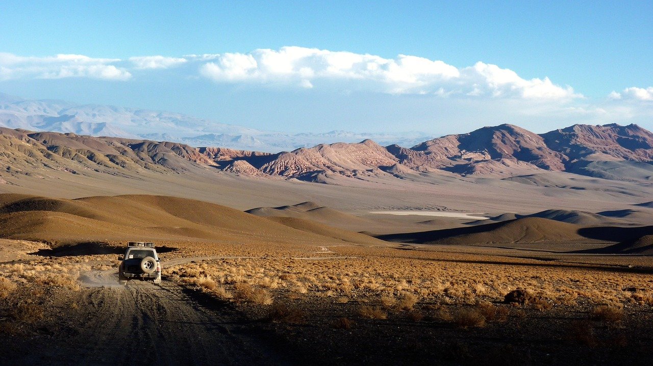 Andean desert landscape Argentina mountains dry arid terrain