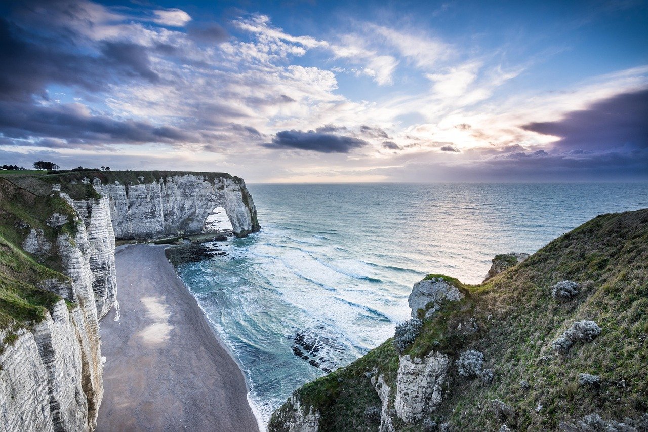 Australian coastline dramatic cliffs sea golden hour