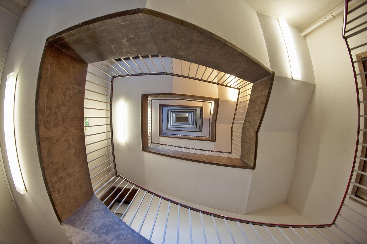 Tempelhof Airport historic stairwell interior architecture Berlin
