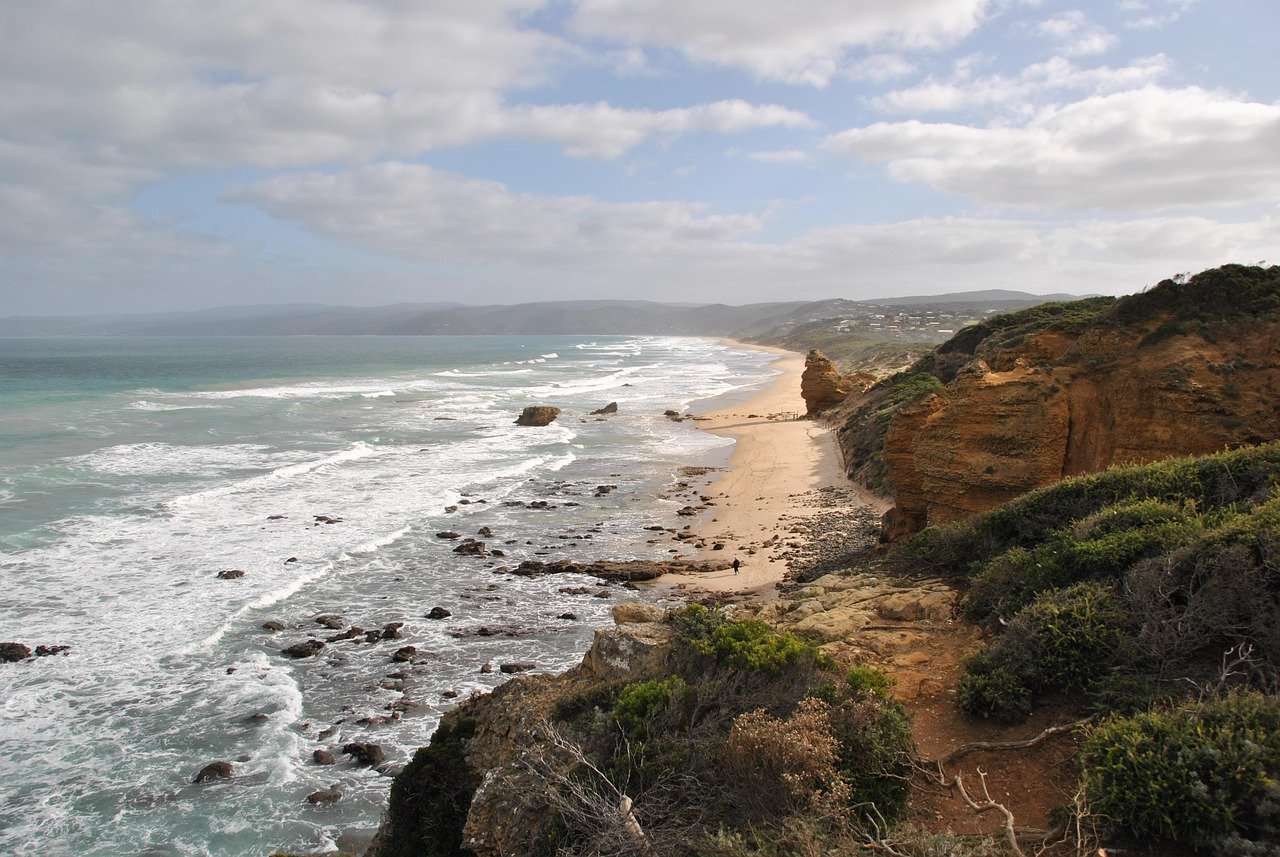 Great Ocean Road Victoria Australia dramatic coastal cliffs Southern Ocean