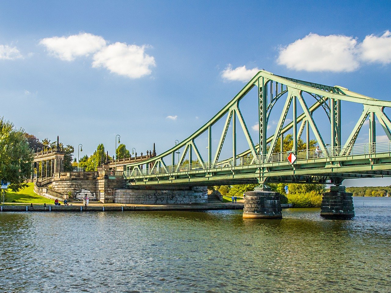 Glienicke Bridge Potsdam Havel river landmark architecture