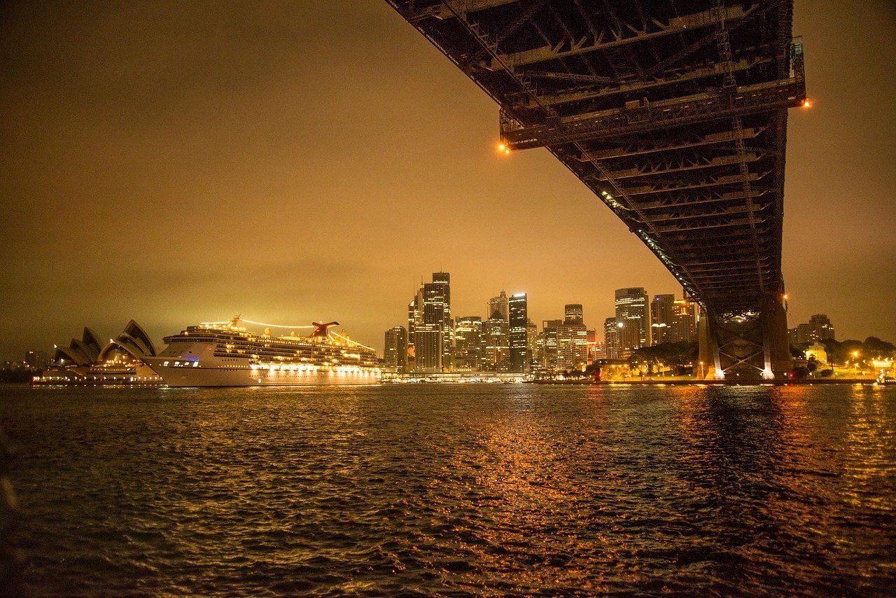 Sydney New Year fireworks harbour bridge celebration