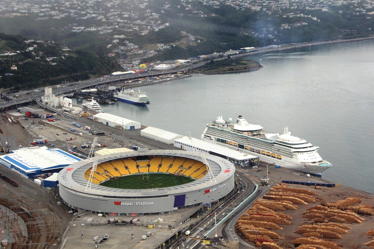 Rugby ball and stadium sports culture New Zealand